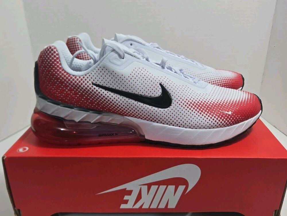 NIB Men Nike Air Max Phoenix FZ5307-104 White University Red Black size 10.5